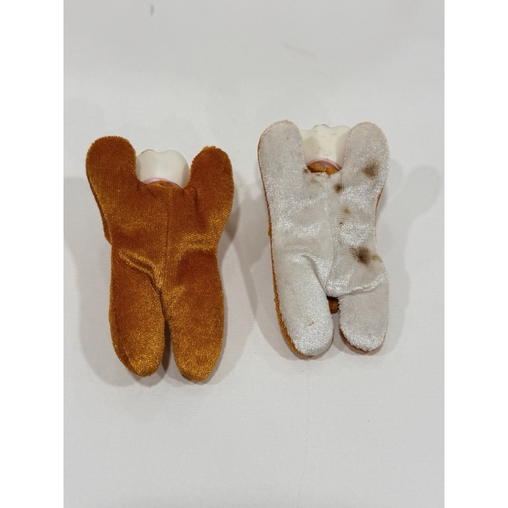 Kitty Surprise Baby Kittens LOT of 2 Stuffed Animal Plush Brown And White Cats - Picture 6 of 9